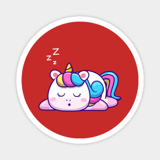 Cute Unicorn Sleeping Magnet